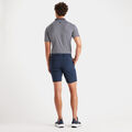 PERFORATED STRIPE RIB COLLAR TECH JERSEY SLIM FIT POLO image number 5