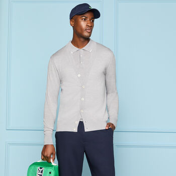 Alternative image of LTD RELEASE MERINO WOOL KNIT CARDIGAN - Alternate Image 1