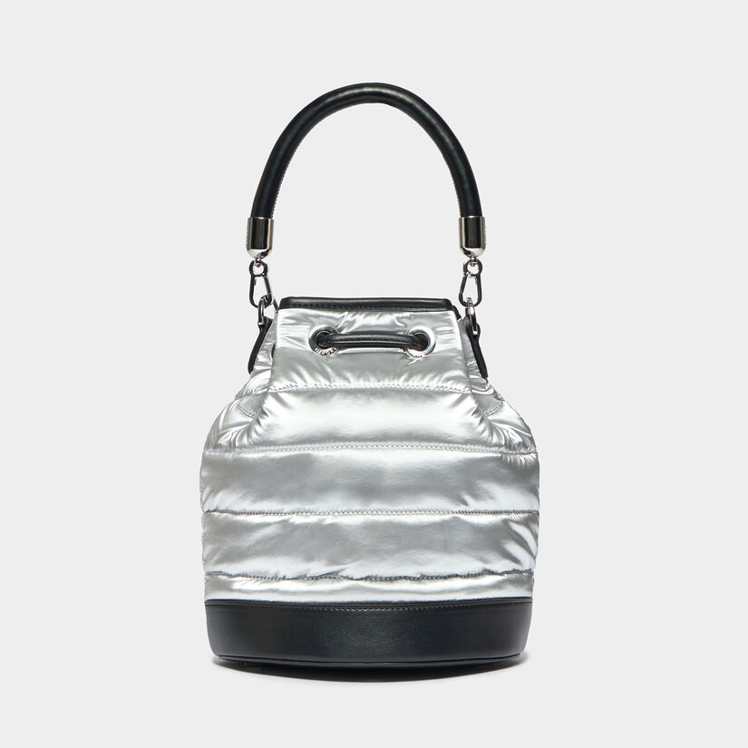 LTD RELEASE CIRCLE G'S QUILTED BUCKET BAG image number 3