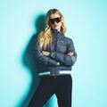 NYLON MÉLANGE PUFFER JACKET image number 2
