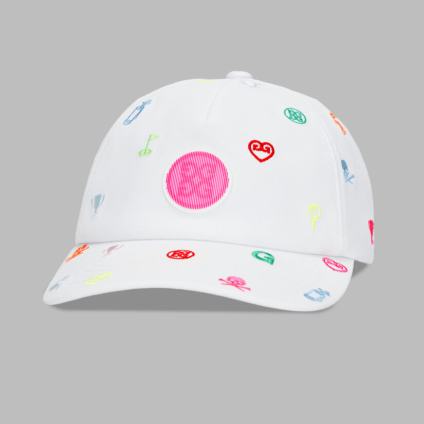 EMBROIDERED ICON STRETCH TWILL SNAPBACK HAT |MEN 