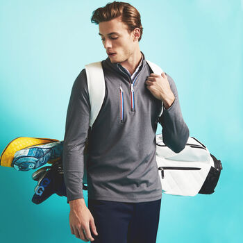 DAYTONA MÉLANGE TECH INTERLOCK PULLOVER