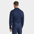 TECHNICAL PERFORMANCE FINE WOOL MODERN SPREAD COLLAR LONG SLEEVE POLO image number 5