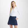 FEATHERWEIGHT SILKY TECH NYLON QUARTER ZIP POLO image number 3