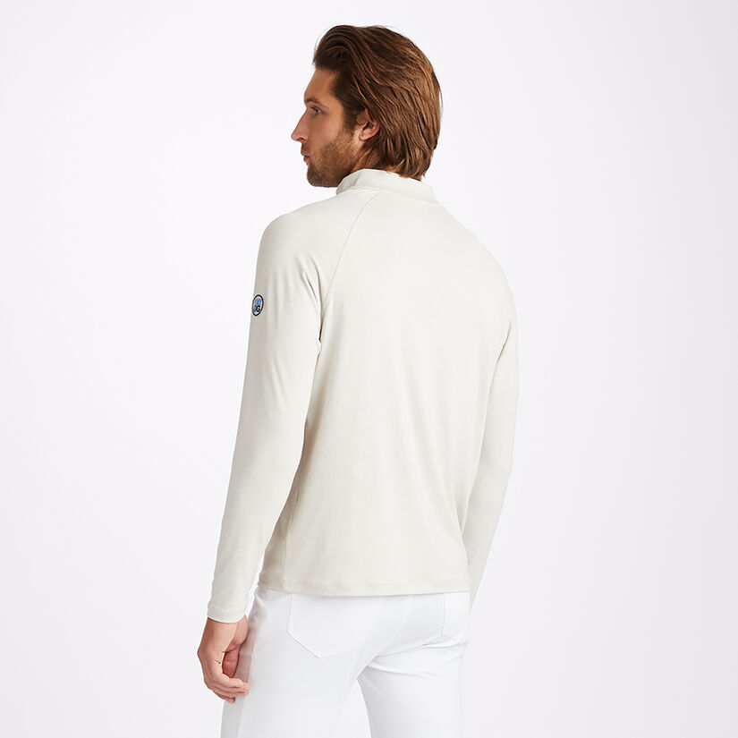 LIMITED EDITION U.S. OPEN MÉLANGE LUXE QUARTER ZIP MID LAYER image number 4