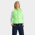 CIRCLE G'S COATED NYLON QUILTED PUFFER VEST image number 3