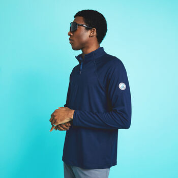 LUXE QUARTER ZIP MID LAYER