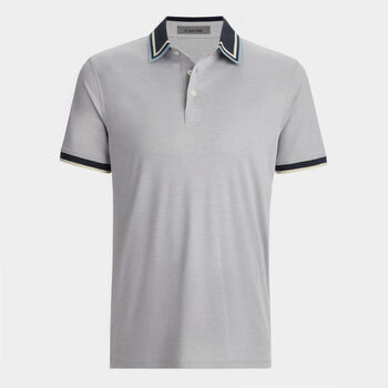 G/FORE X MR P. CONTRAST TECHNICAL COTTON BLEND POLO