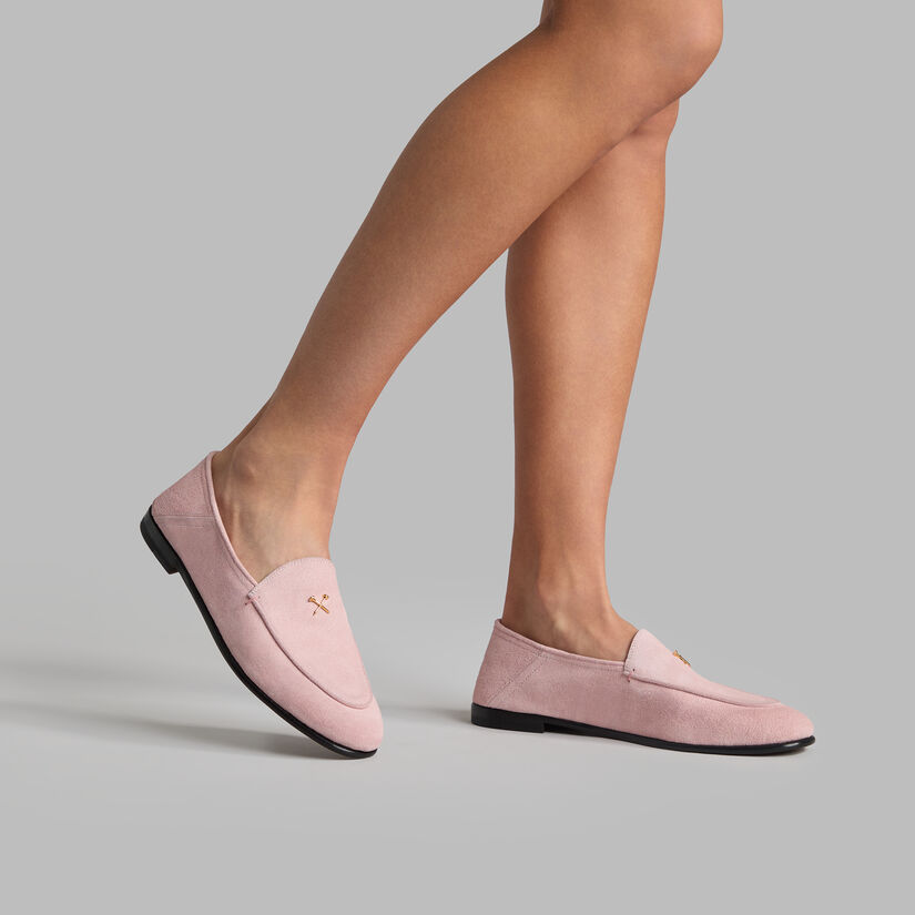 WOMEN'S METAL TEES SUEDE FLEX LOAFER image number 6