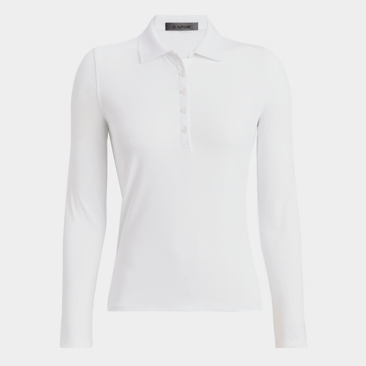 White long sleeve shop polo shirt womens