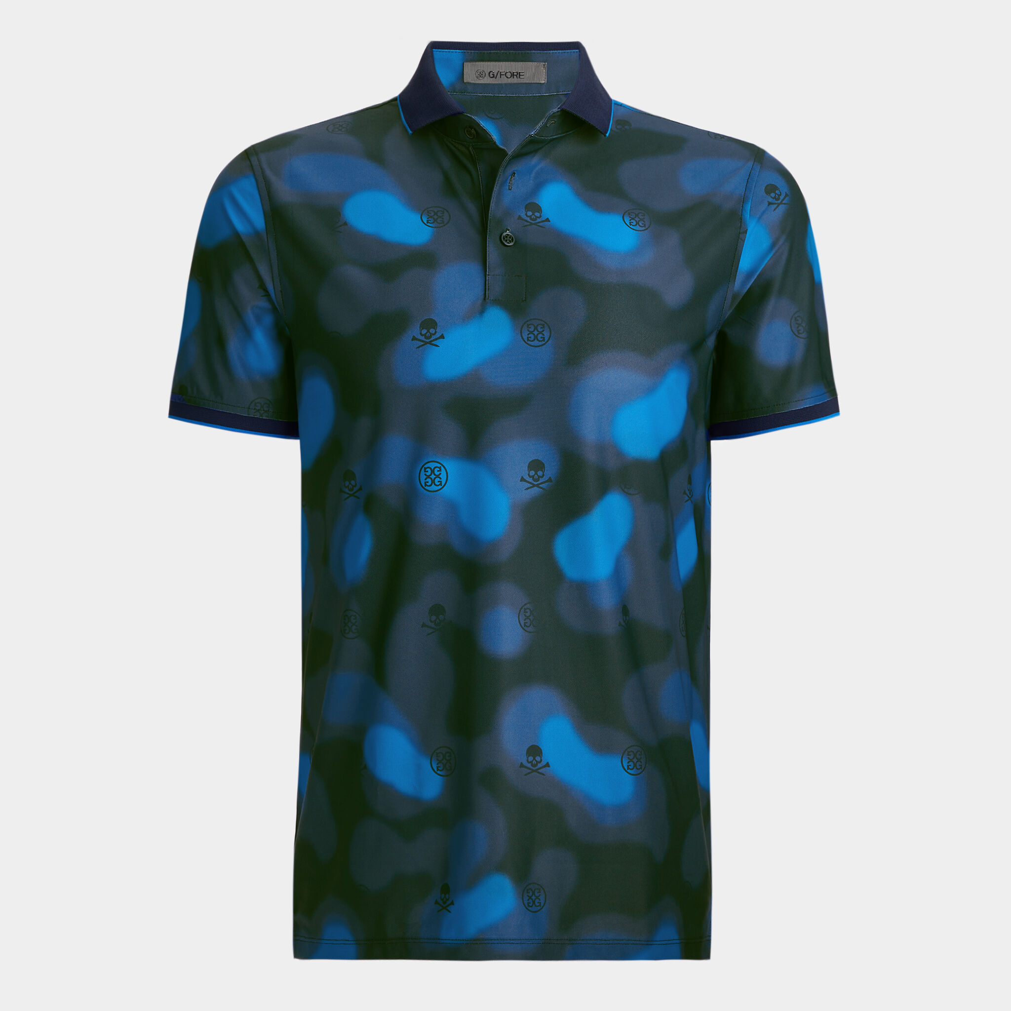 BLUR ICON CAMO TECH PIQUÉ POLO | MEN'S POLO SHIRTS | G/FORE
