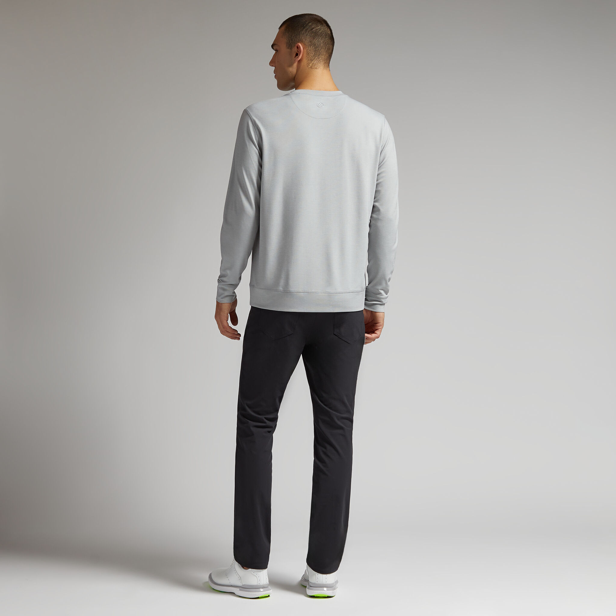 PERFORMANCE PIQUE CREWNECK LAYER MEN S PULLOVERS QUARTER ZIPS G FORE