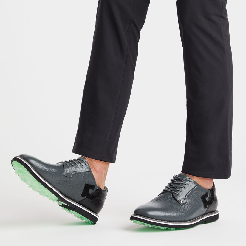 MEN'S GALLIVANTER PEBBLE LEATHER TWO TONE GOLF SHOE image number 7
