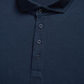 TECHNICAL PERFORMANCE FINE WOOL MODERN SPREAD COLLAR LONG SLEEVE POLO image number 6