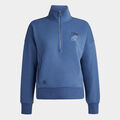 GIRLS GOLF TOO FRENCH TERRY QUARTER ZIP BOXY PULLOVER image number 1