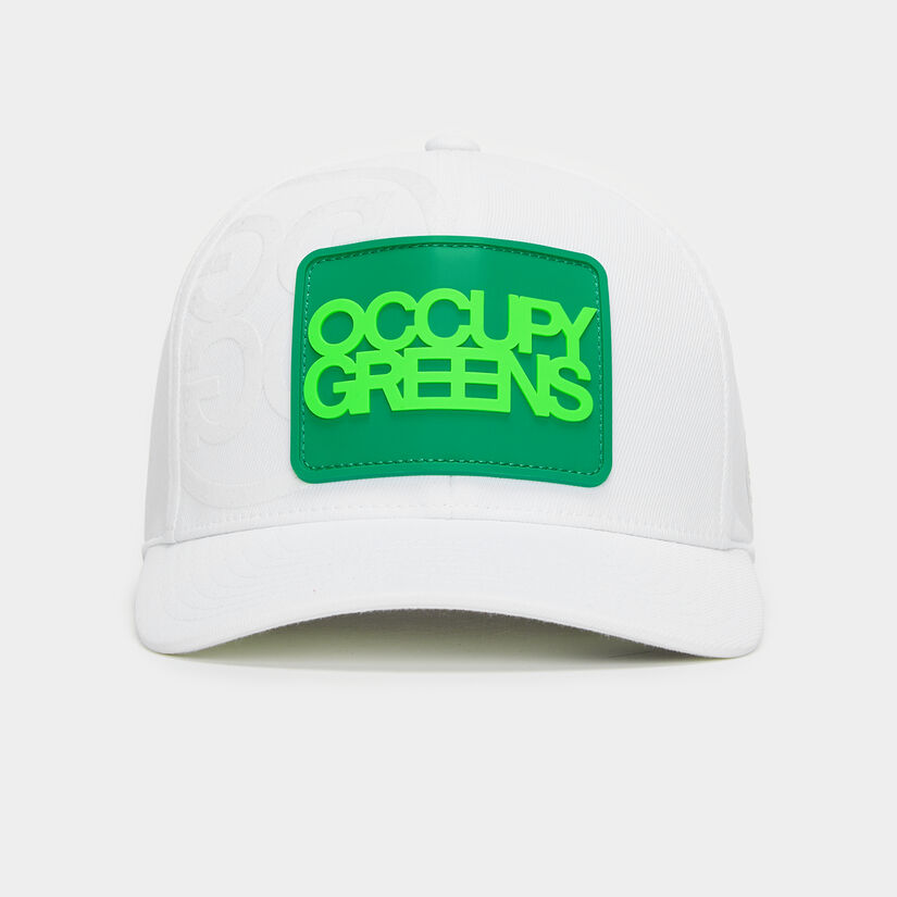 OCCUPY GREENS STRETCH TWILL SNAPBACK HAT image number 2