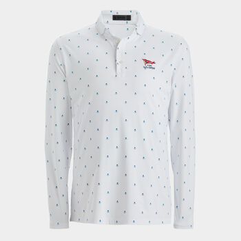 LIMITED EDITION U.S. OPEN SKULL & T'S LONG SLEEVE ICE NYLON SLIM FIT SUN SHIRT