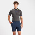 G/FORE QUARTER ZIP RIB COLLAR TECH JERSEY SLIM FIT POLO image number 3