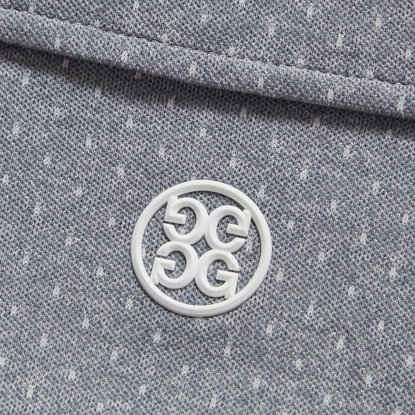 DOT JACQUARD SLIM FIT POLO image number 6