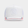 CIRCLE G'S SOUTACHE COTTON TWILL TRUCKER HAT image number 2