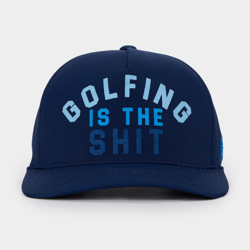 GOLFING IS THE SH*T TWILL SNAPBACK HAT image number 2