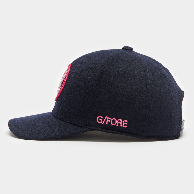 GRADIENT CIRCLE G'S FELT SNAPBACK HAT image number 4