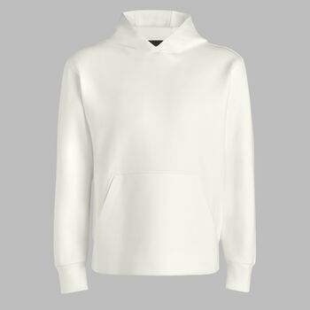 COTTON BLEND SCUBA HOODIE - Alternate Image 1