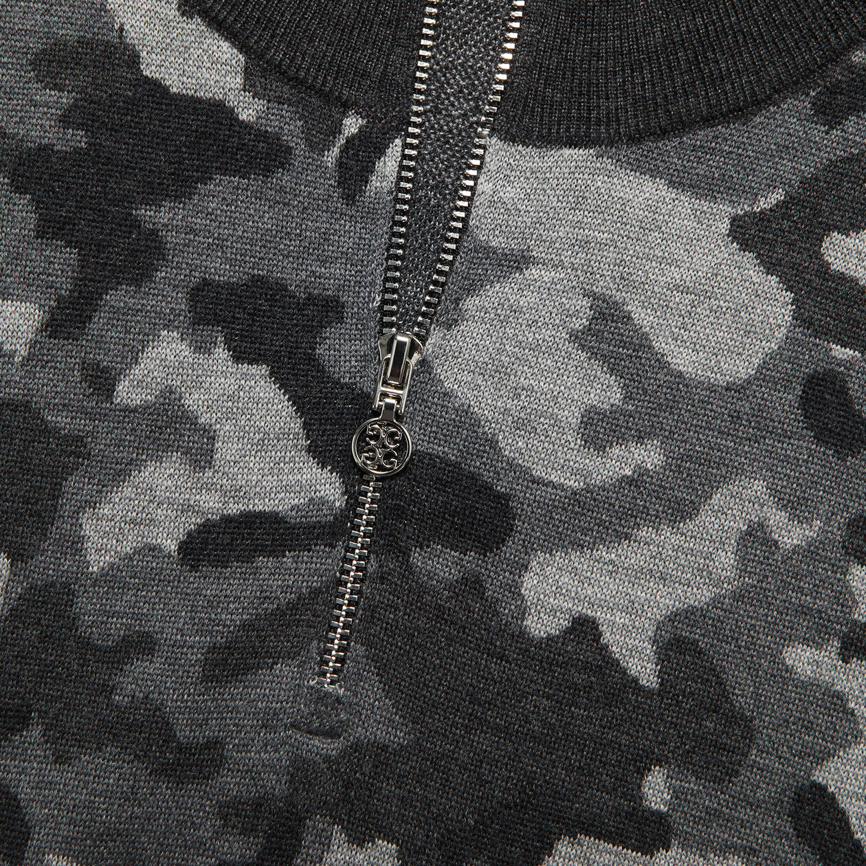 Camo top wool vest