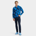 TONAL FLORAL LUXE QUARTER ZIP MID LAYER image number 4