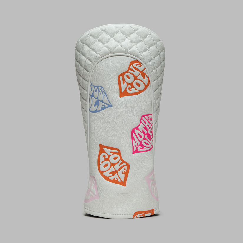 EMBOSSED LOVE G LEATHER DRIVER HEADCOVER image number 2