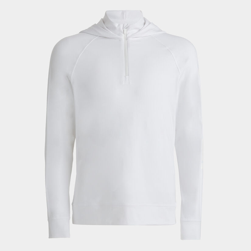 HOODED LUXE QUARTER ZIP MID LAYER image number 1