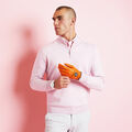 V NECK MERINO WOOL QUARTER ZIP SWEATER image number 2