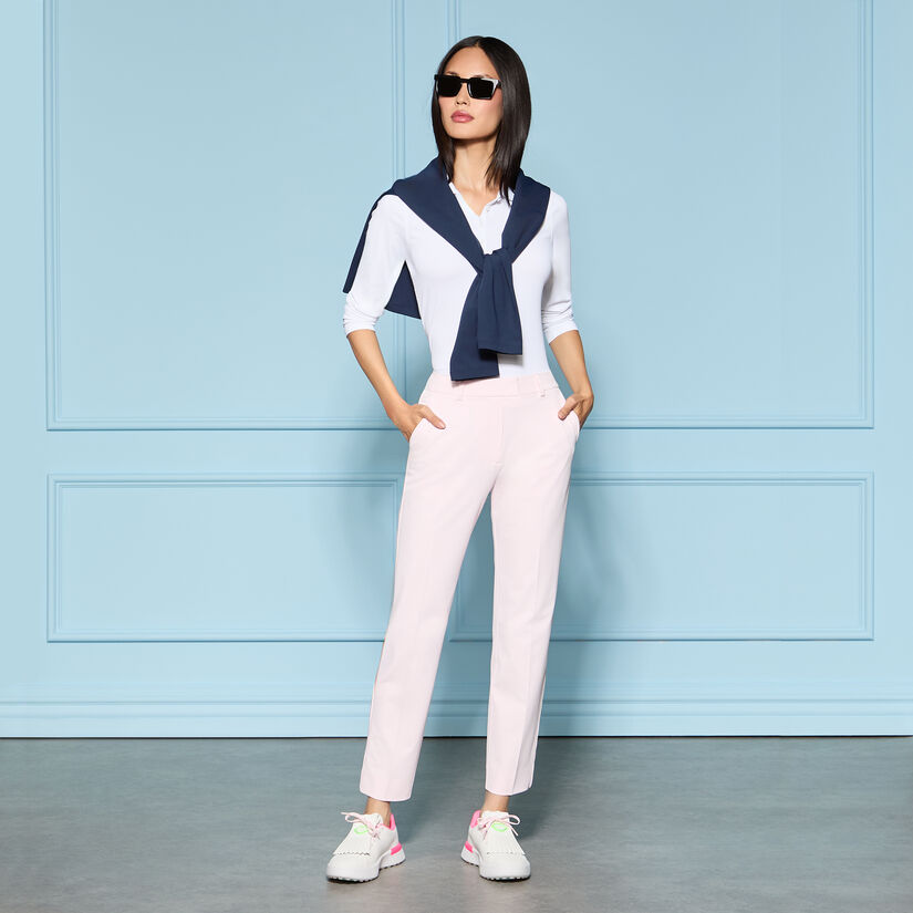 STRETCH PERFORMANCE TWILL STRAIGHT LEG TROUSER image number 2