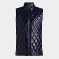 QUILTED POLISHED NYLON WOOL LINED PUFFER VEST image number 1