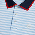 STAPLE STRIPE RIB COLLAR TECH JERSEY SLIM FIT POLO image number 6