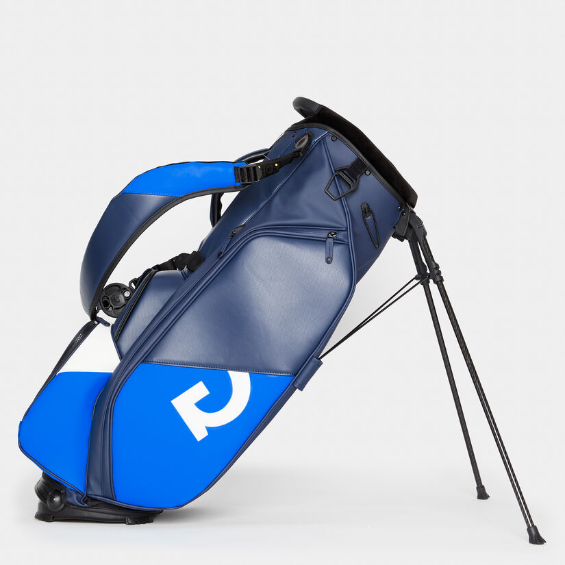 14 TOP COLOUR BLOCK TRANSPORTER TOUR CARRY GOLF BAG image number 4