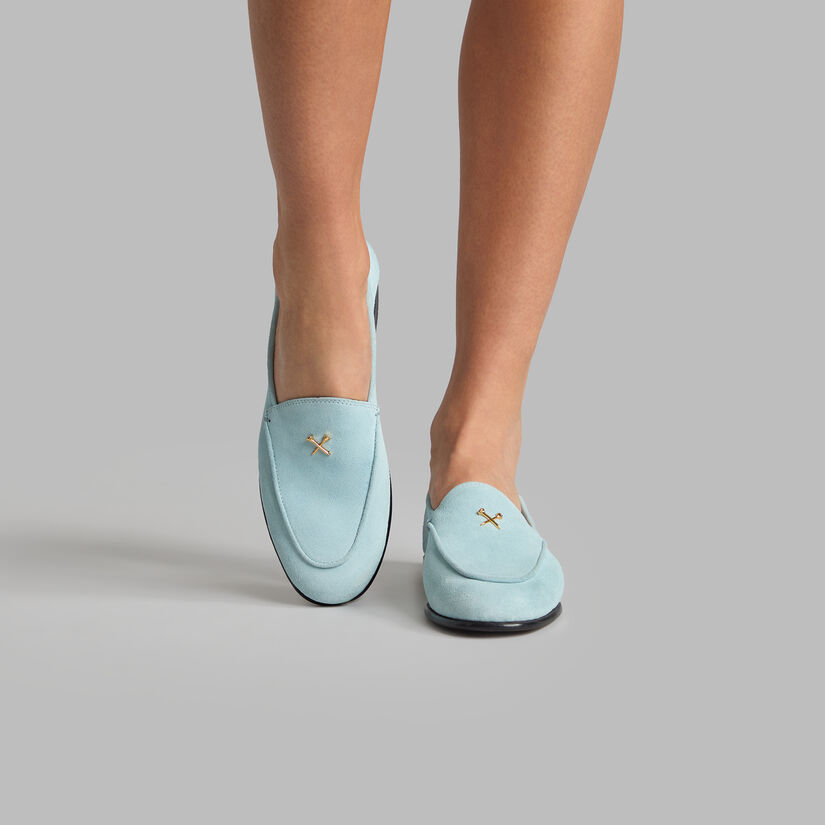 WOMEN'S METAL TEES SUEDE FLEX LOAFER image number 7