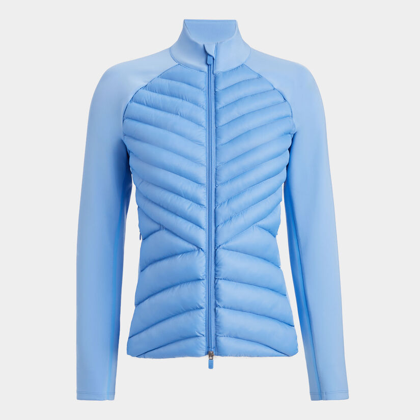 HYBRID QUILTED STRETCH TECH INTERLOCK JACKET, WOMEN'S JACKETS & VESTS