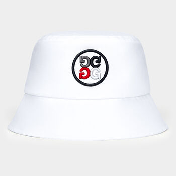 GRADIENT CIRCLE G'S WOVEN BUCKET HAT