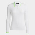 COTTON BLEND RIBBED SWEATER POLO image number 1