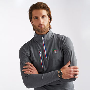 LIMITED EDITION U.S. OPEN DAYTONA MÉLANGE TECH INTERLOCK SLIM FIT PULLOVER