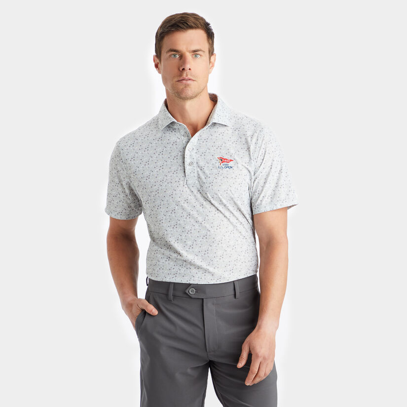 LIMITED EDITION U.S. OPEN AYE PAPI TECH PIQUÉ SLIM FIT POLO image number 3