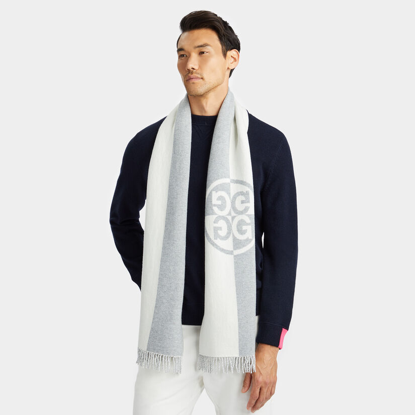 LIMITED EDITION CIRCLE G'S CASHMERE BLEND SCARF image number 6