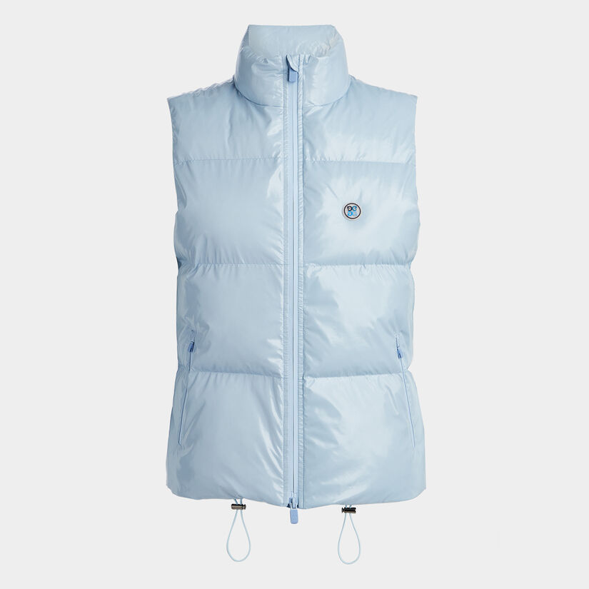 QUILTED POLISHED NYLON MERINO WOOL LINED PUFFER VEST – G/FORE