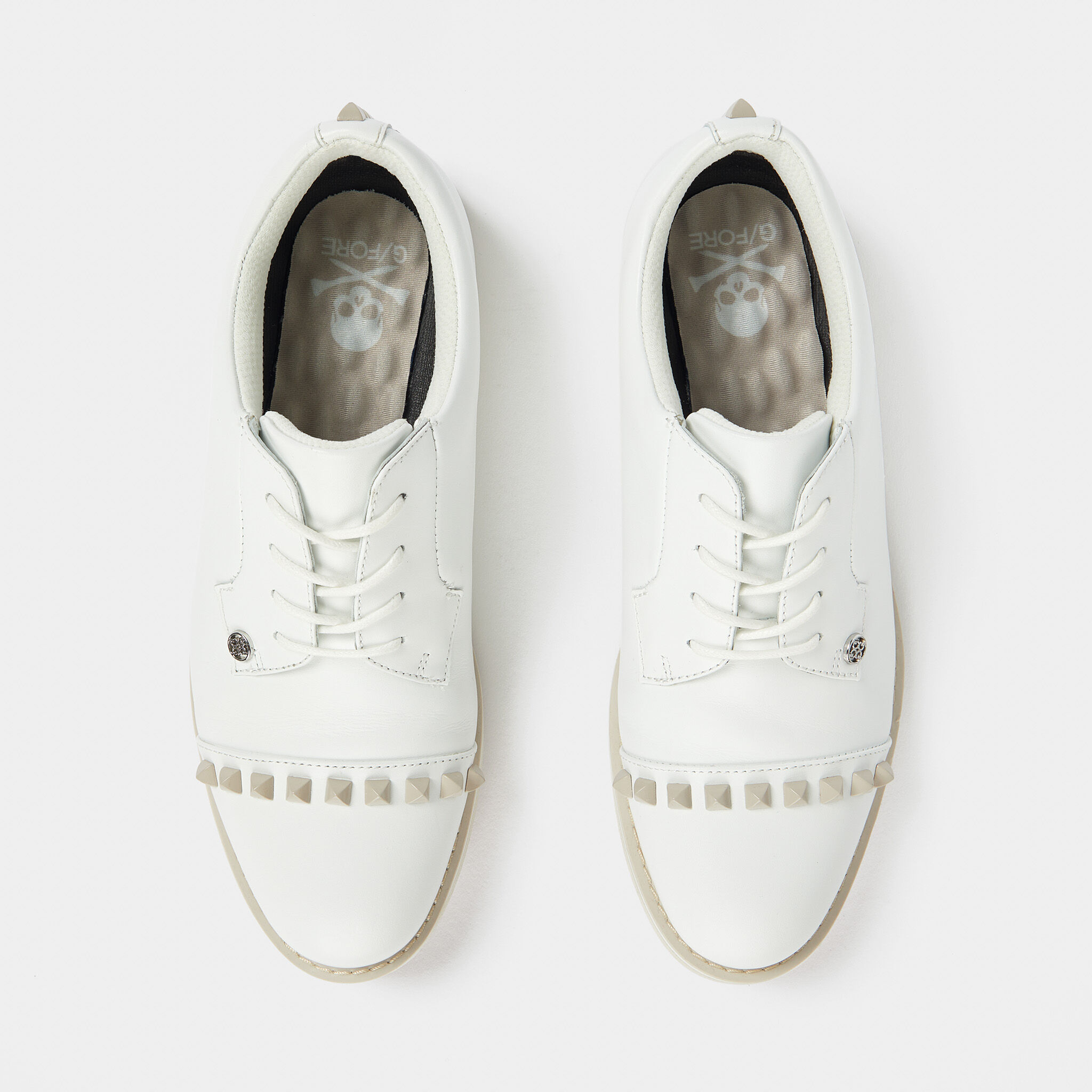 WOMEN'S GALLIVANTER LEATHER STUD CAP TOE GOLF SHOE | WOMEN'S GOLF