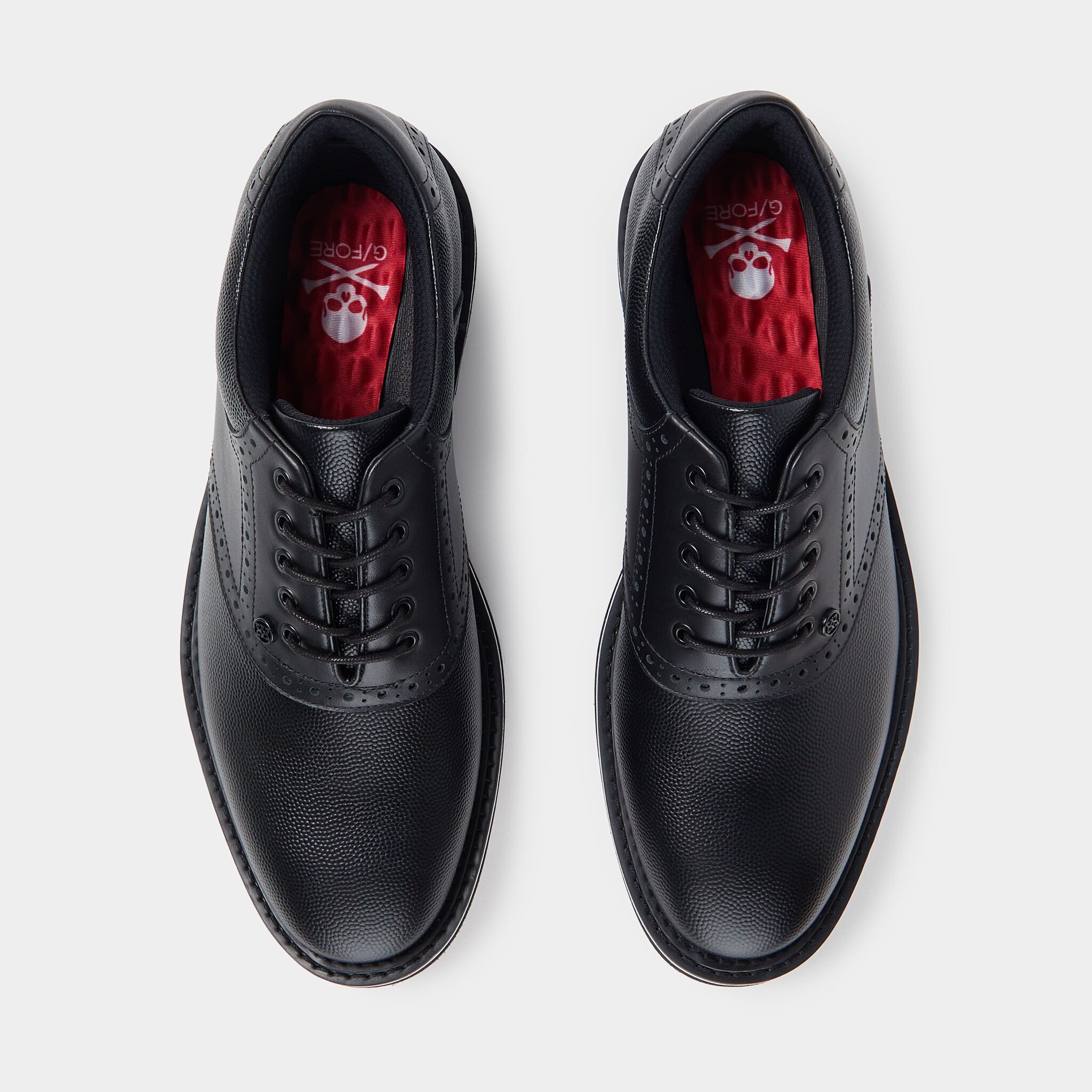 Mens saddle oxford golf top shoes