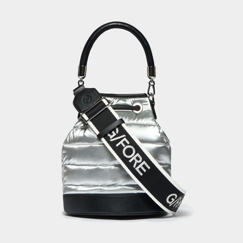 LTD RELEASE CIRCLE G'S QUILTED BUCKET BAG image number 4