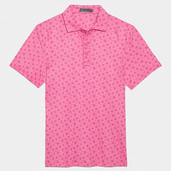 SKULL & T'S SKETCH TECH JERSEY SLIM FIT POLO