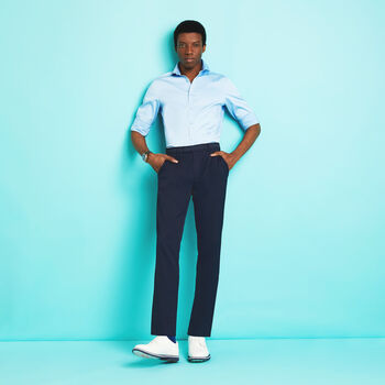 STRETCH ICE WOVEN MODERN SPREAD COLLAR SHIRT