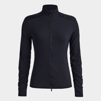 FEATHERWEIGHT SILKY TECH NYLON FULL ZIP MID LAYER